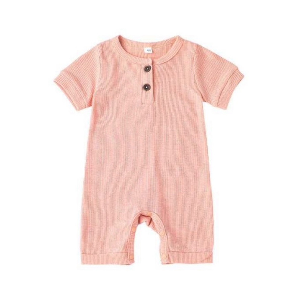 Pink baby romper